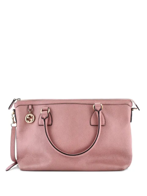 Gucci Pre-Owned Lady Dollar Zip Convertible Leather tote bag