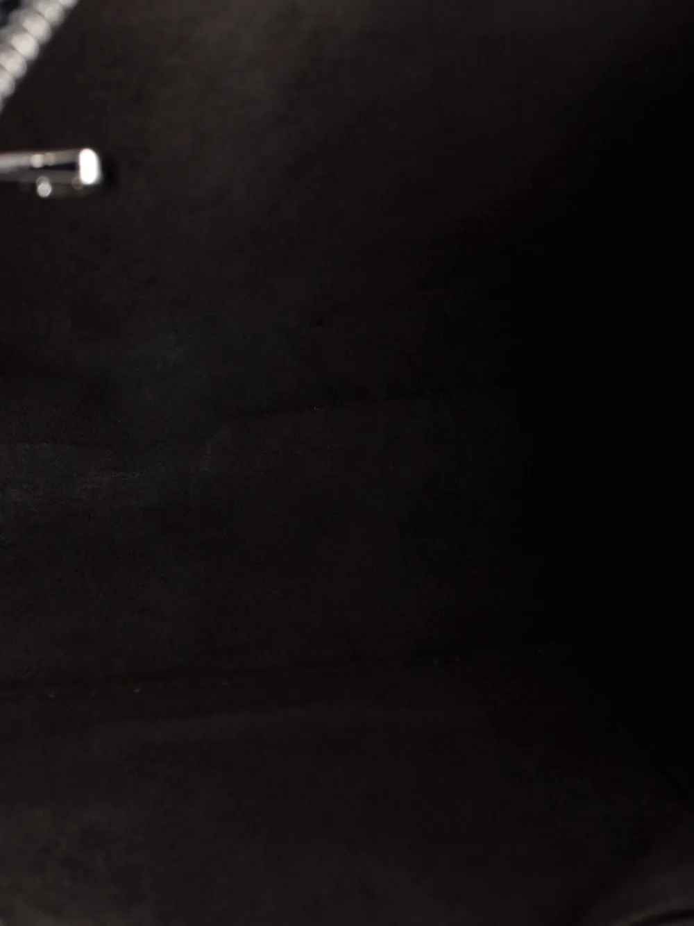 Pre-owned Gucci Signature Zip Messenger Bag Ssima Leather Small Crossbody Bag In Black