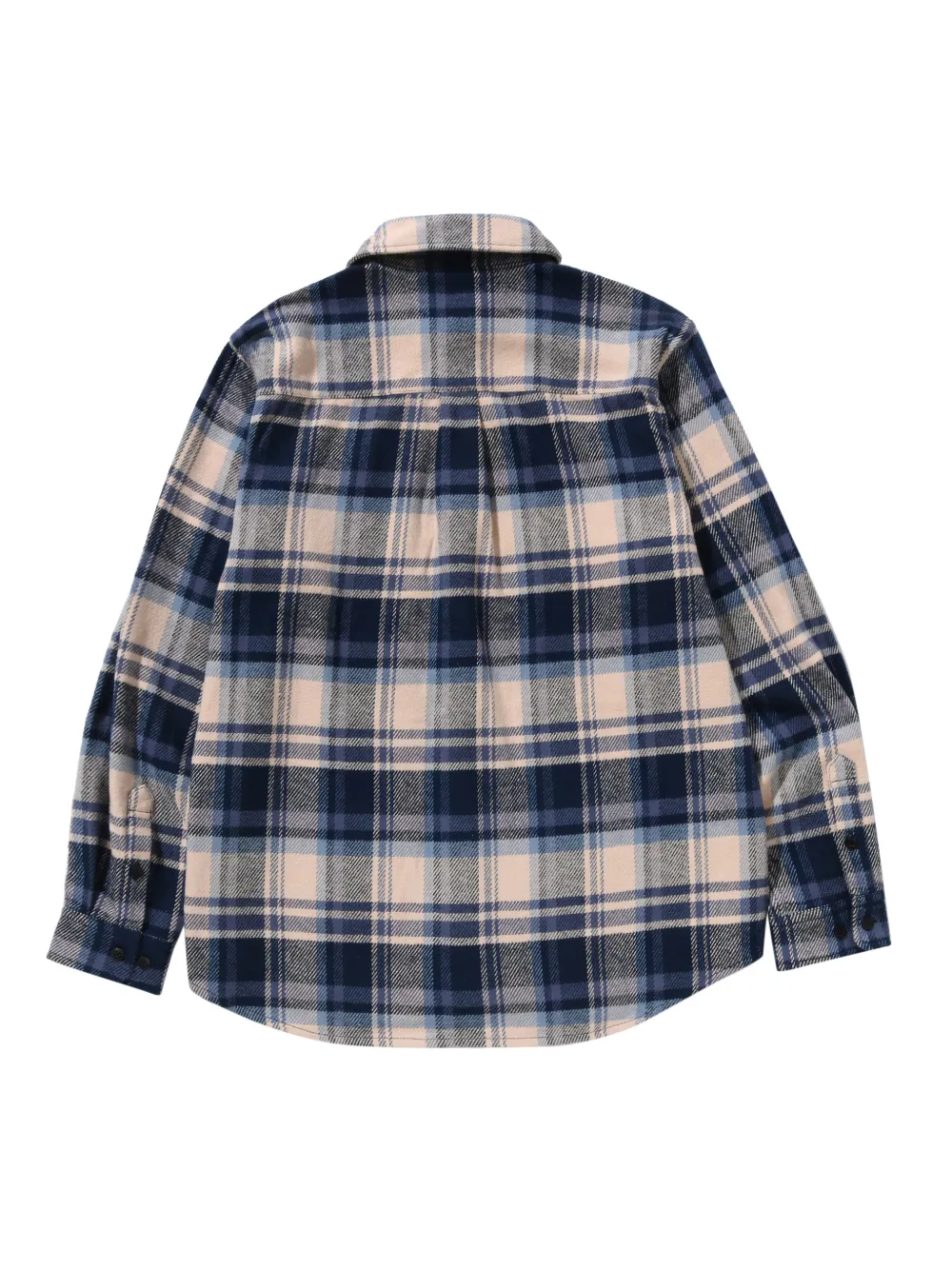 A BATHING APE® plaid appliqué shirt | Image 2