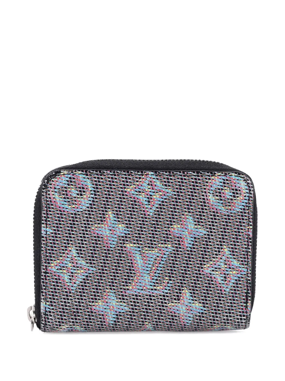 Pre-owned Louis Vuitton Zippy Coin Purse Damier Monogram Lv Pop Canvas Small Wallets In Multi