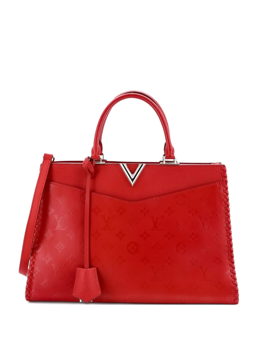 Louis Vuitton Pre-Owned Very Zipped Monogram Leather tote bag - Rosso