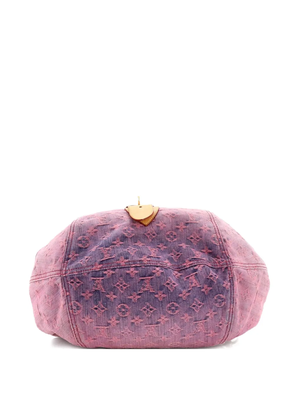 Pre-owned Louis Vuitton Sunshine Handbag Denim Crossbody Bag In Neutral