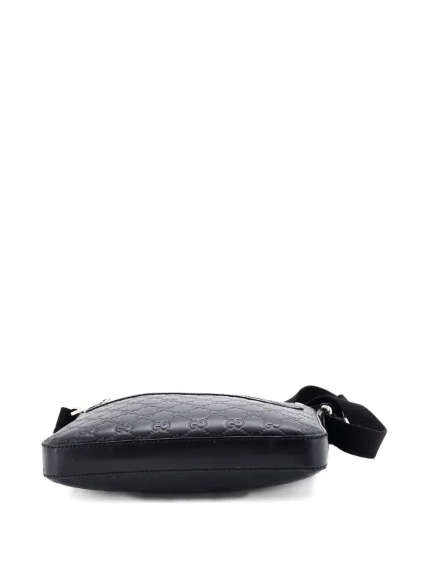 Gucci Pre-Owned シグネチャー ジップ メッセンジャー バッグ