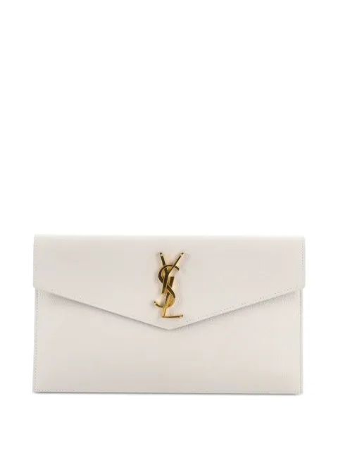 Saint Laurent Pre-Owned Uptown Pouch Leather clutch bag