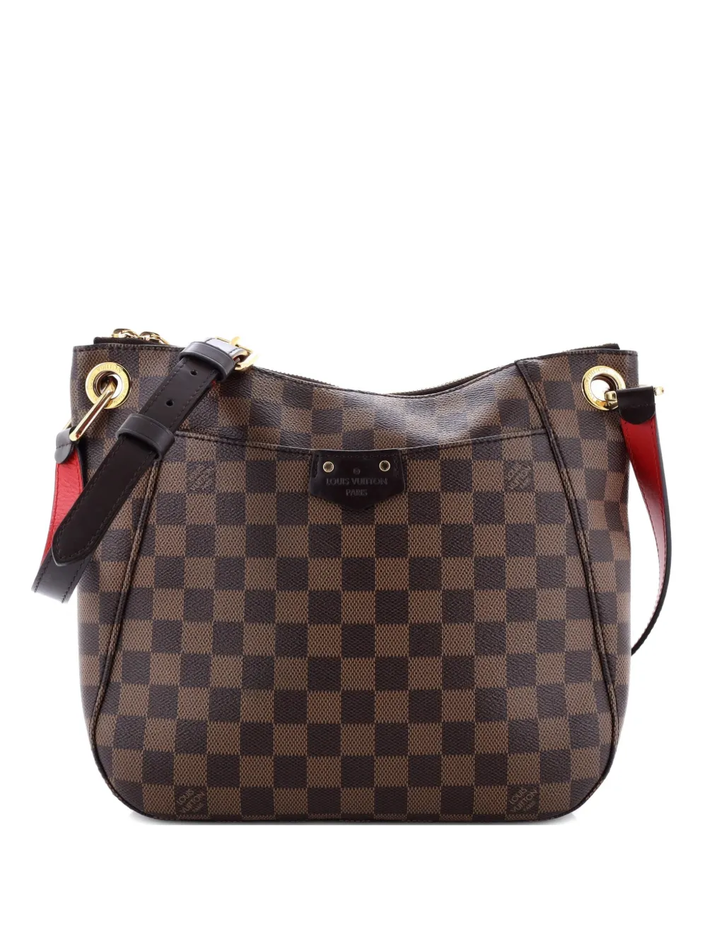 Pre-owned Louis Vuitton South Bank Besace Bag Damier Crossbody Bag In Brown