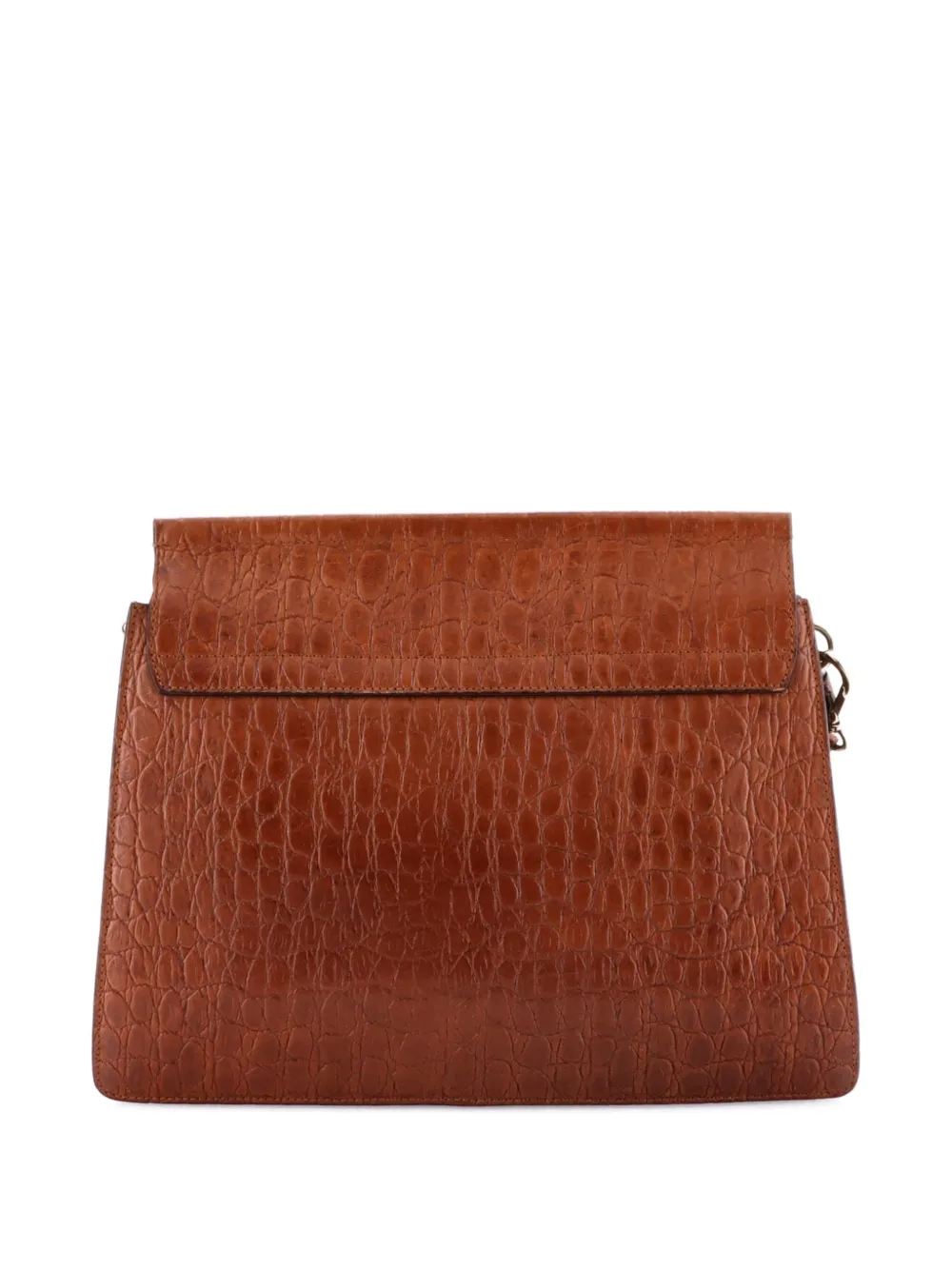 Chloé Pre-Owned Faye Crocodile Embossed Leather Medium shoulder bag | Pre-Owned | Image 2
