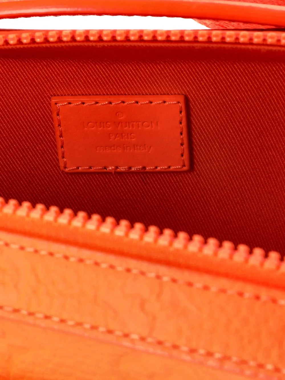 LOUIS VUITTON Pre-owned Handle Soft Trunk Bag Monogram Taurillon Leather Crossbody Bag In Orange