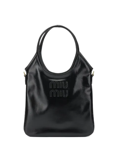 Miu Miu Ivy leather tote bag