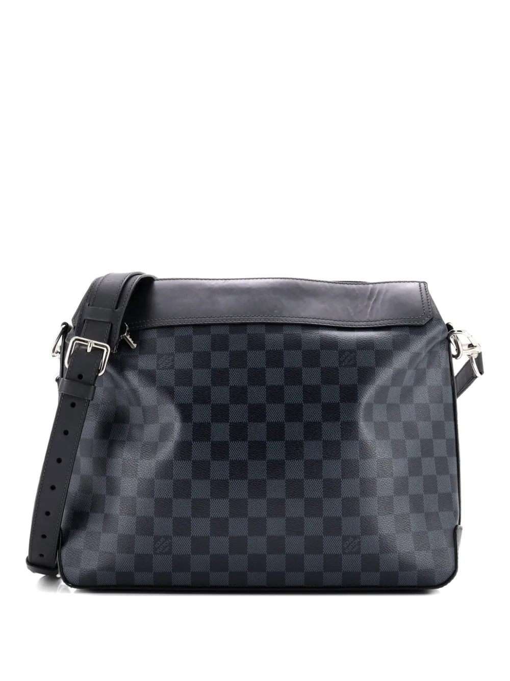 Pre-owned Louis Vuitton Greenwich Messenger Bag Damier Cobalt Crossbody Bag In Blue