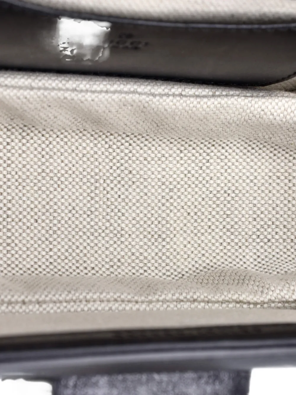 Pre-owned Gucci Bamboo 1947 Leather Mini Belt Bag In Black