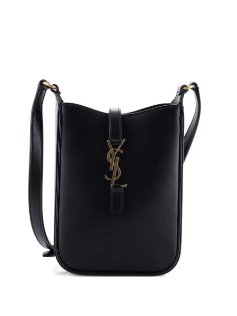 Saint Laurent Pre-Owned Le 5 a 7 Vertical Shoulder Bag Leather Mini crossbody bag