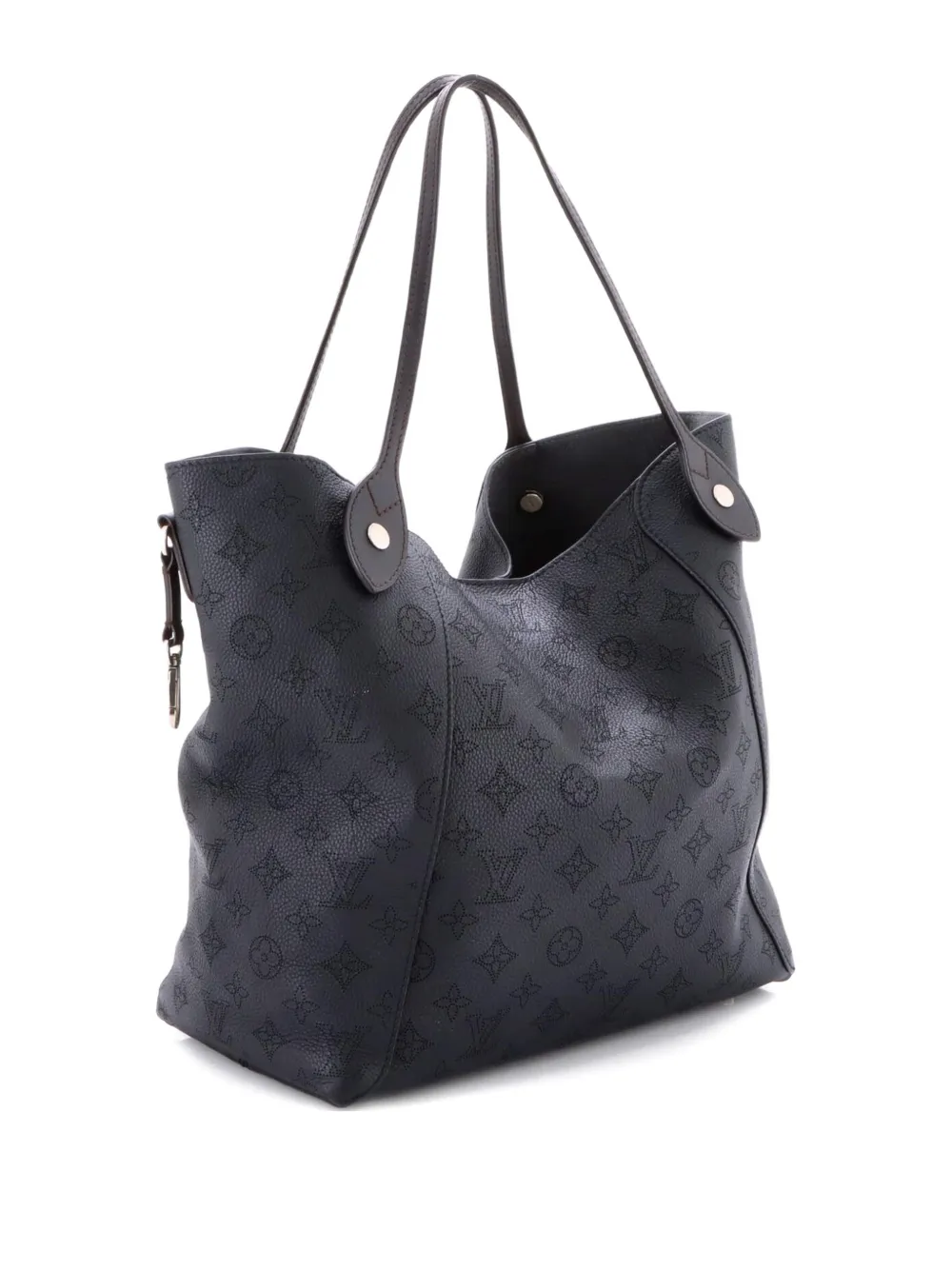 Louis Vuitton Pre-Owned Hina Handbag Mahina Leather MM shoulder bag - Nero