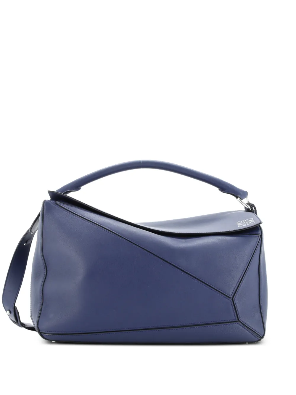 Loewe Pre-Owned Puzzle Bag Leather Large satchel | Blue | Image 1