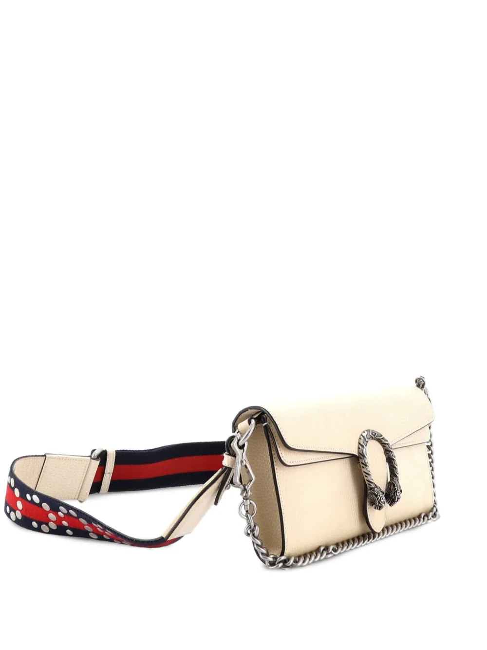 Gucci Pre-Owned Dionysus East-West Flap Bag Leather Small shoulder bag - Toni neutri