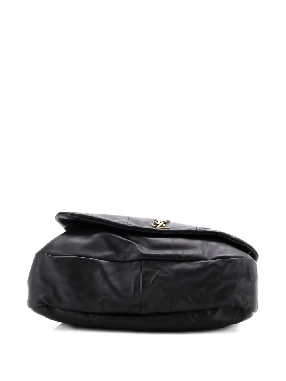 Pre-owned Saint Laurent Jamie 4.3 Quilted Leather Large Shoulder Bag In Black