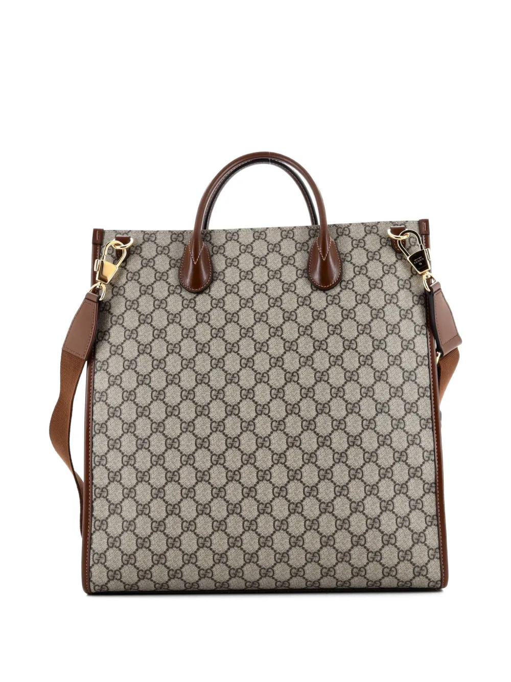 Gucci Pre-Owned Vertical Structured Top Handle Open GG Coated Canvas Medium tote bag | Estilos de archivo | Image 2