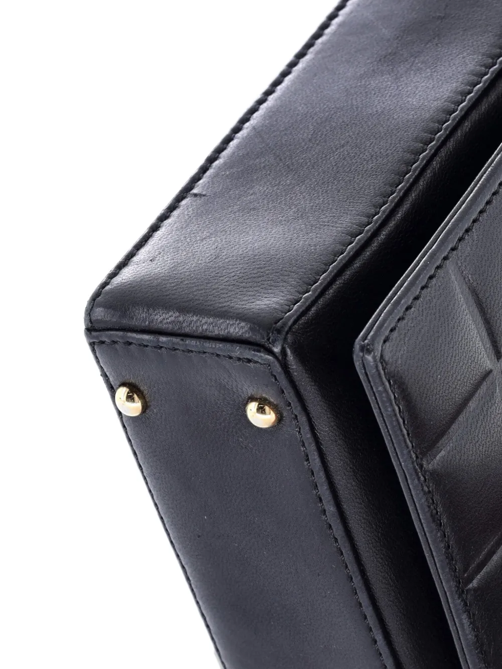 CHANEL Pre-owned Chocolate Bar Cc Flap Bag Quilted Leather East West Shoulder Bag In Black