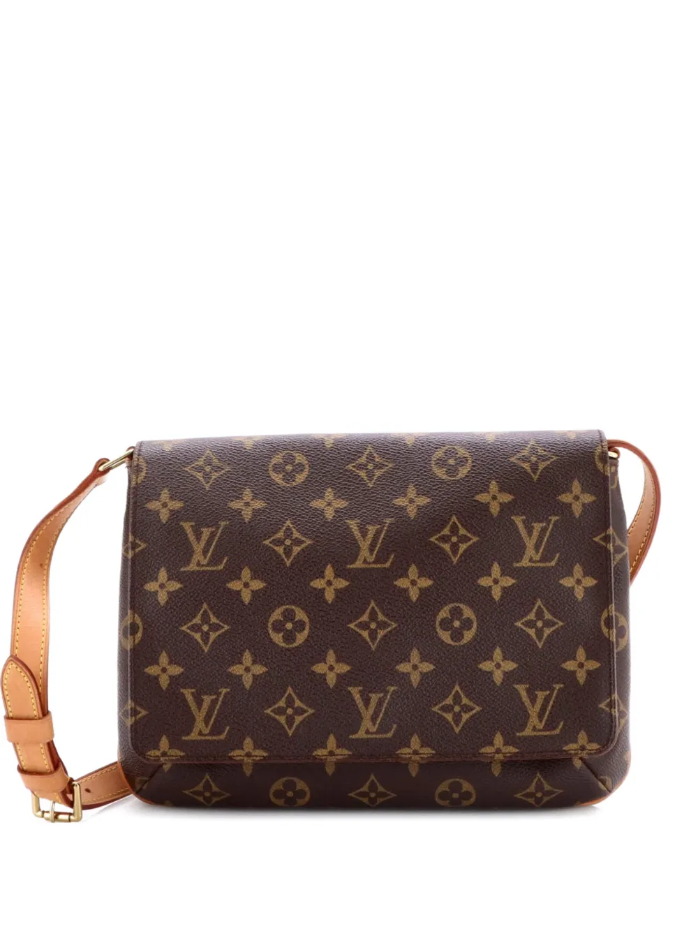 Louis Vuitton Pre-Owned Musette Tango Handbag Monogram Canvas shoulder bag - Marrone