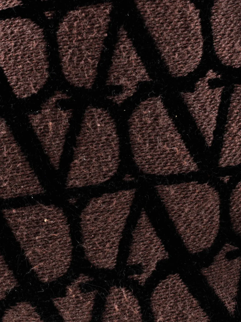 VALENTINO GARAVANI Pre-owned Le Troisieme Toile Iconograph Fabric Large Tote Bag In Black