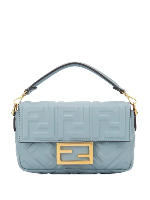 FENDI mini Baguette embossed tote bag