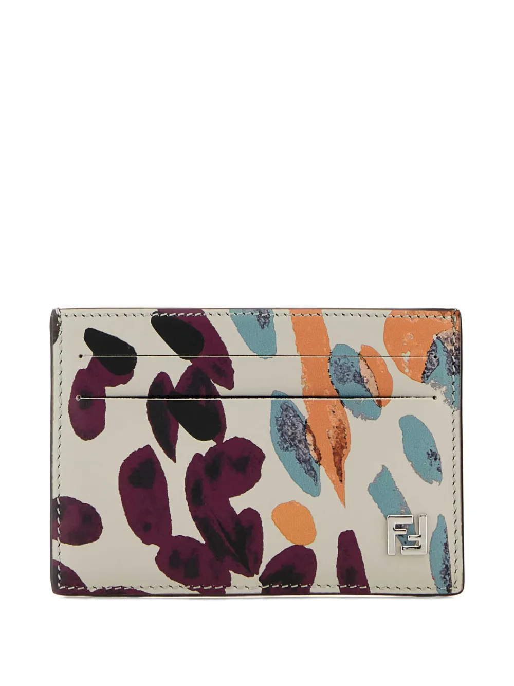 FENDI Slim Kartenetui mit Print | Nude | Image 1