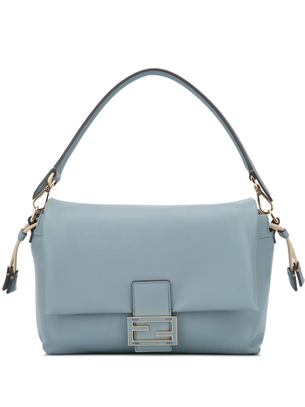 FENDI medium Mamma Baguette flap shoulder bag - Blu