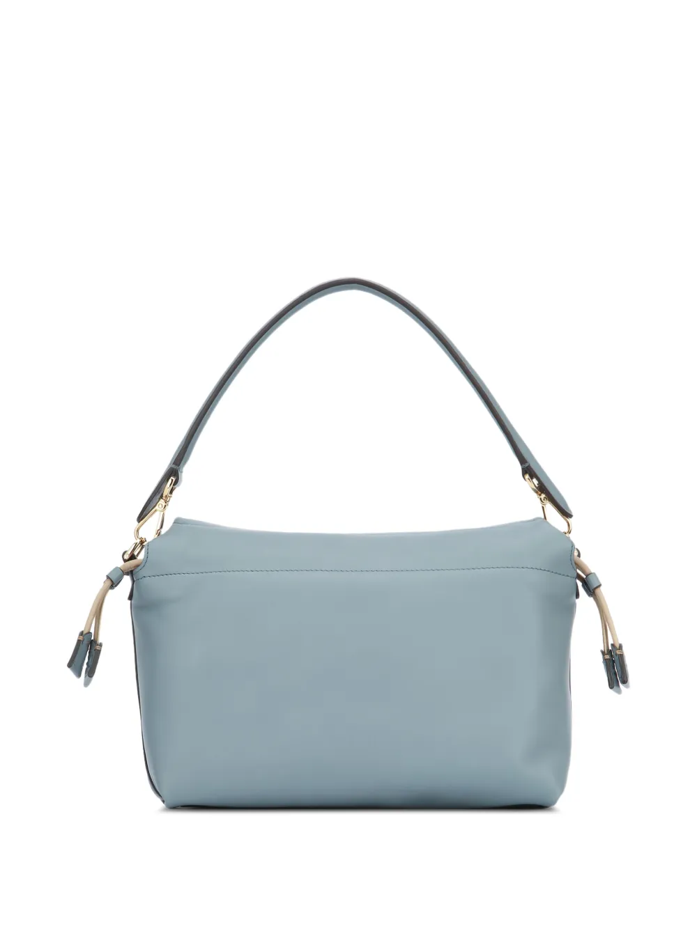  Fendi Mamma Baguette Medium Drawstring Shoulder Bag - Blue 