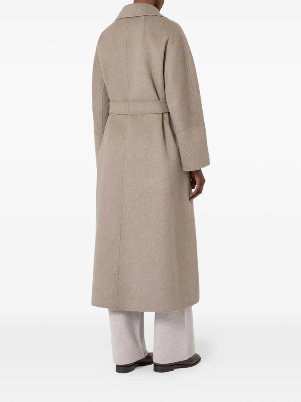  's Max Mara Belted Coat - Brown 