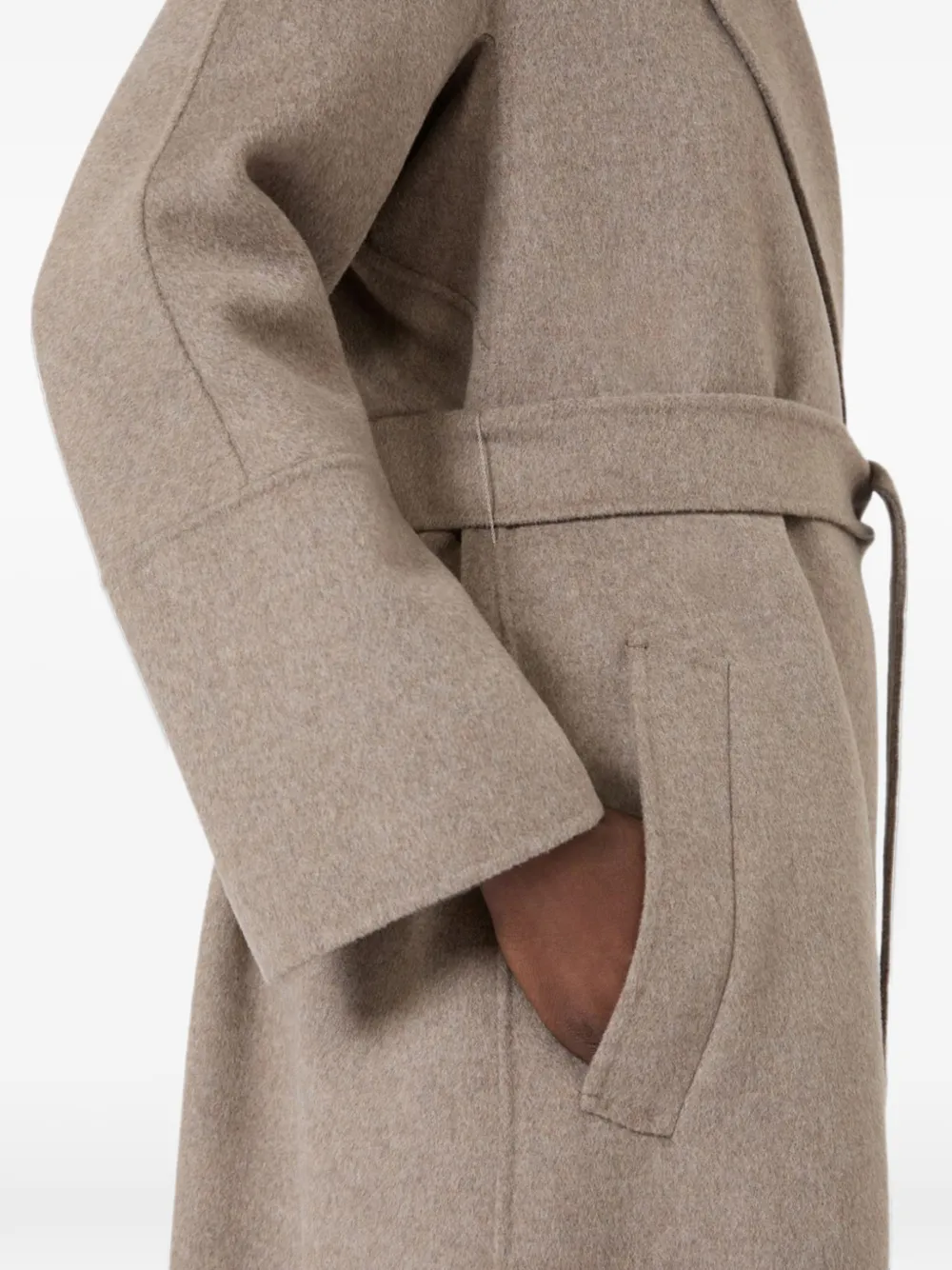 'S Max Mara Jas met ceintuur Grijs