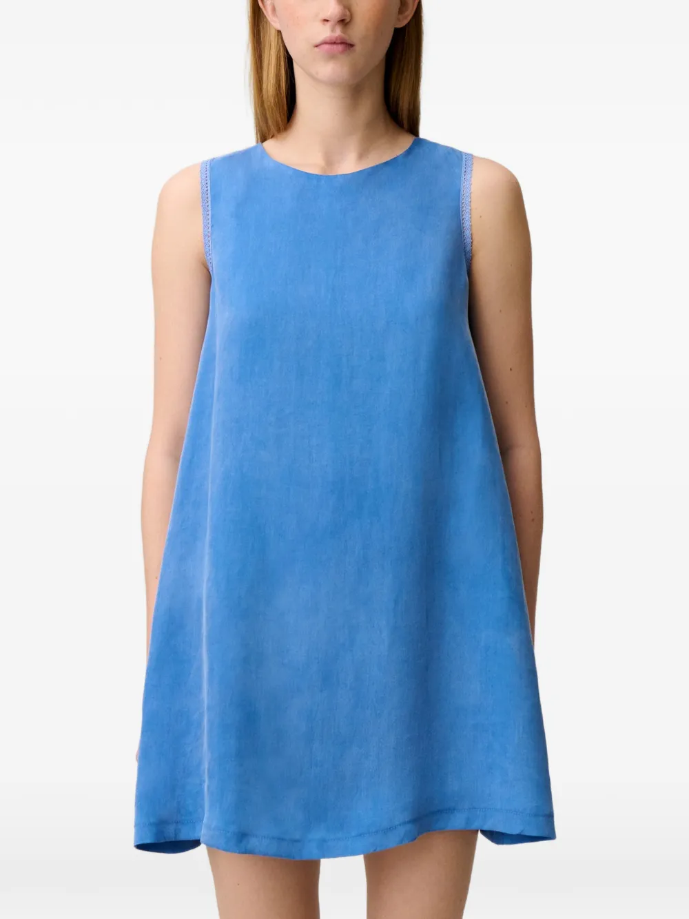 Claudie Pierlot bow mini dress - Blu
