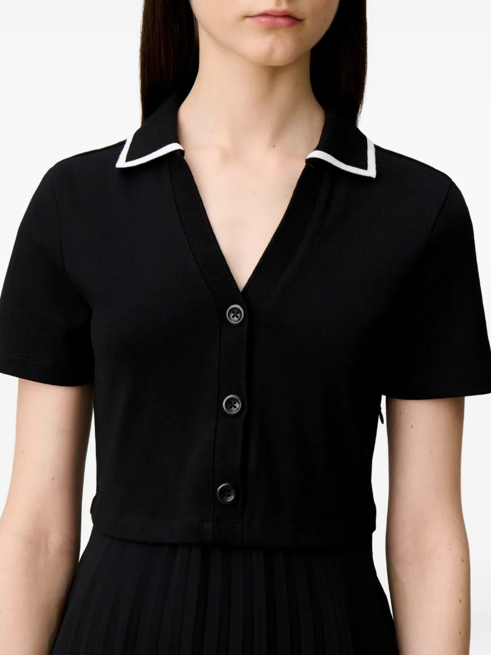 Claudie Pierlot Flowy jurk Zwart