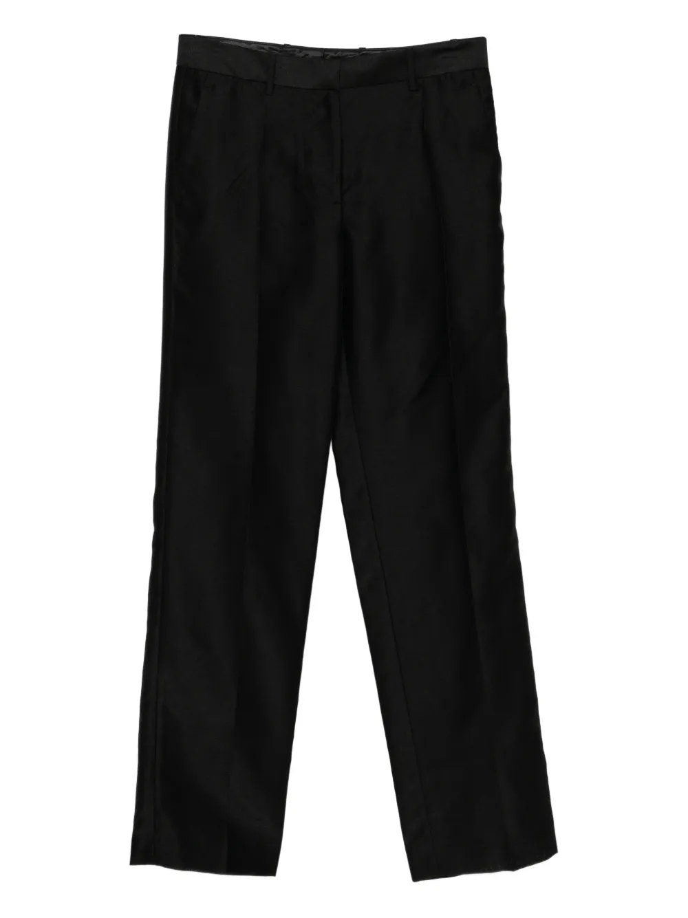 Helmut Lang slubby organza trousers | Black | Image 1