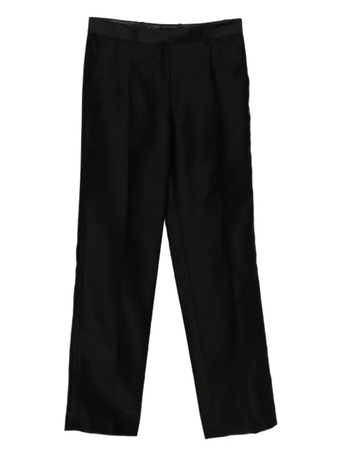 Helmut Lang slubby organza trousers