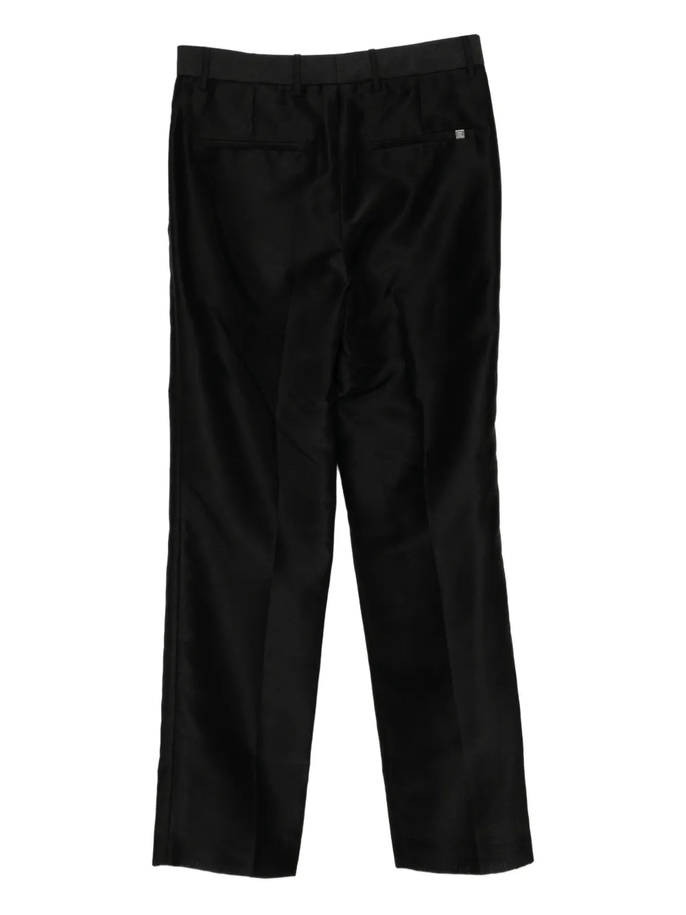 Helmut Lang Slubby organza broek - Zwart