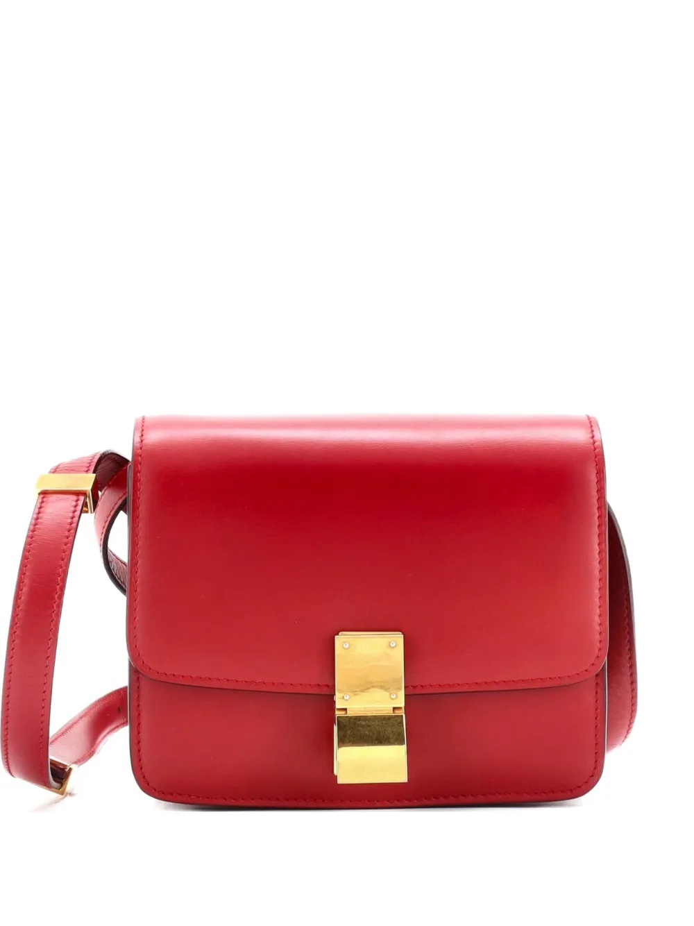 Celine Pre-Owned Classic Box Bag Smooth Leather Small crossbody bag - Rosso