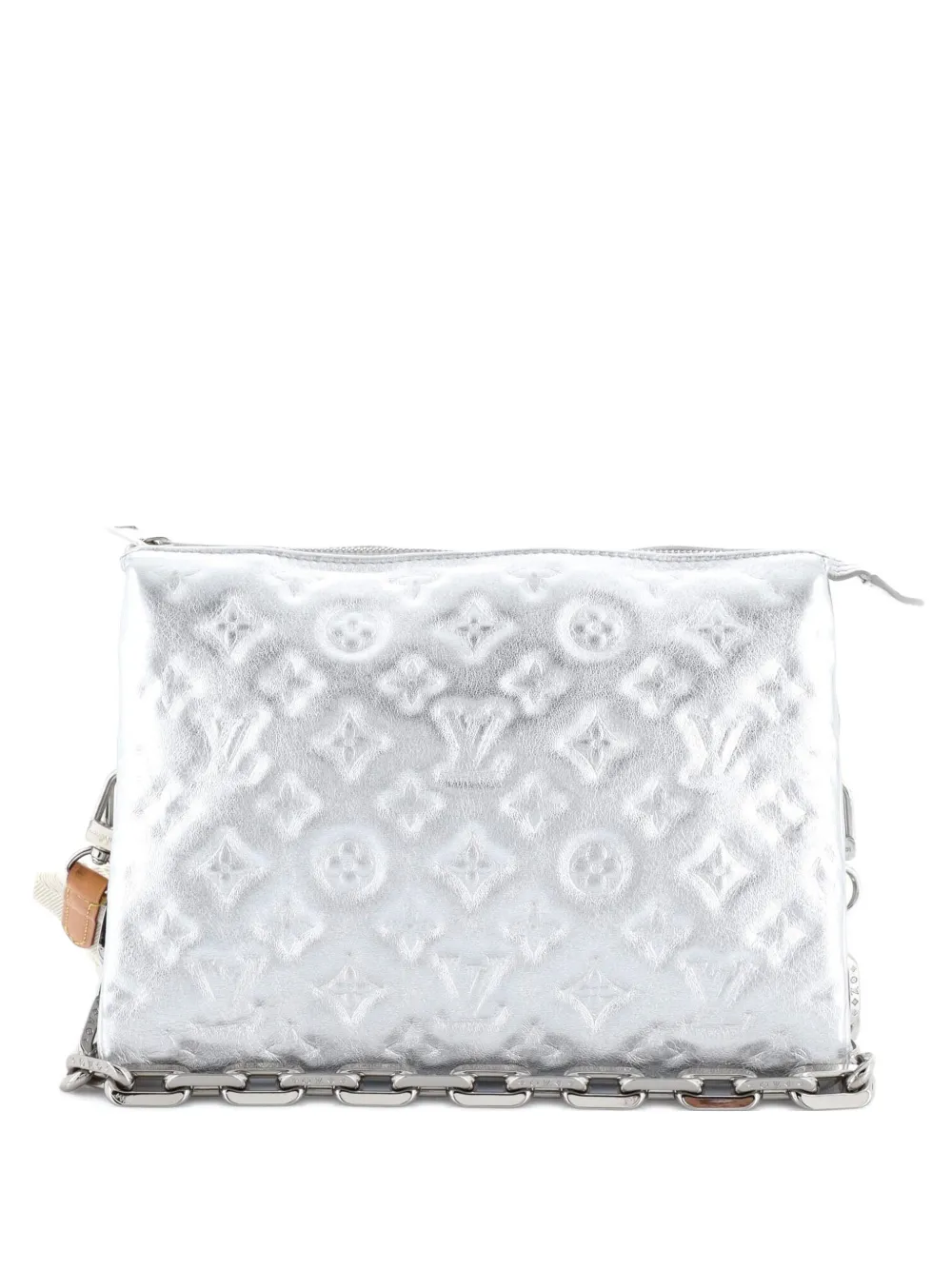 Louis Vuitton Pre-Owned Coussin Bag Monogram Embossed Lambskin PM crossbody bag - Argento
