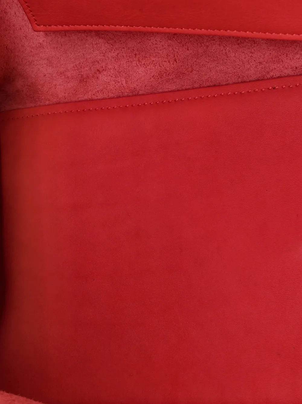 SAINT LAURENT Pre-owned Monogram Cabas Leather Small Satchel In Pink