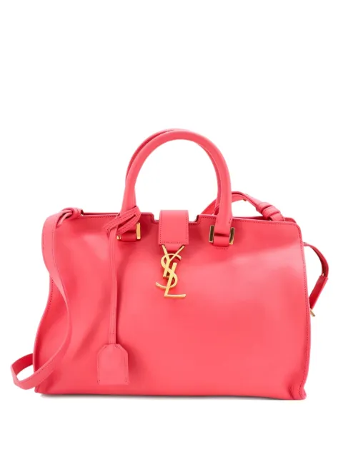 Saint Laurent Pre-Owned Monogram Cabas Leather Small satchel