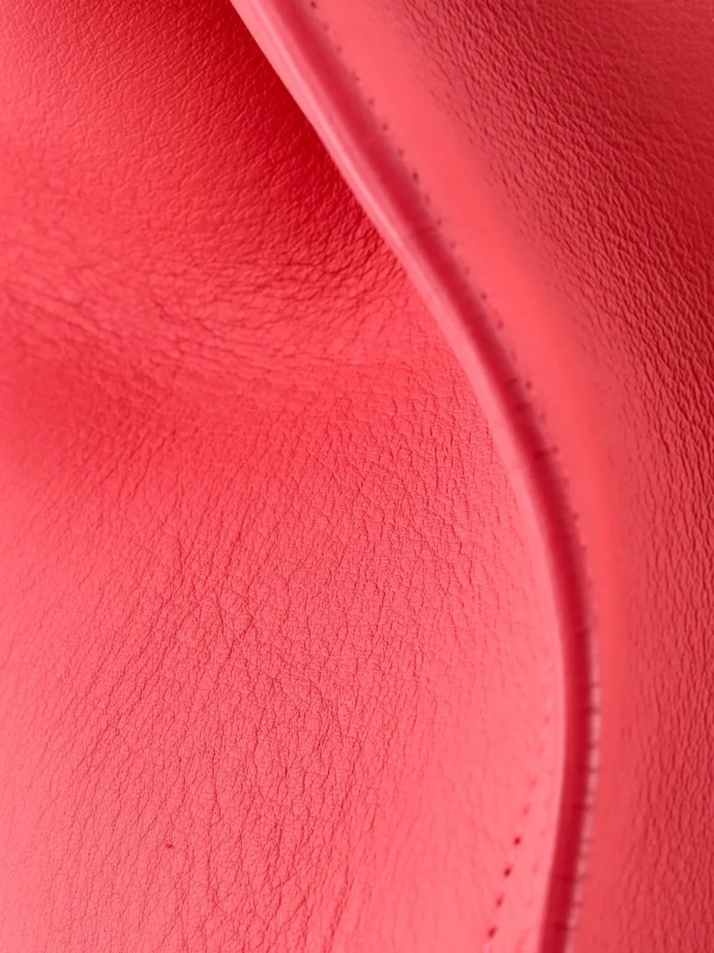 SAINT LAURENT Pre-owned Monogram Cabas Leather Small Satchel In Pink