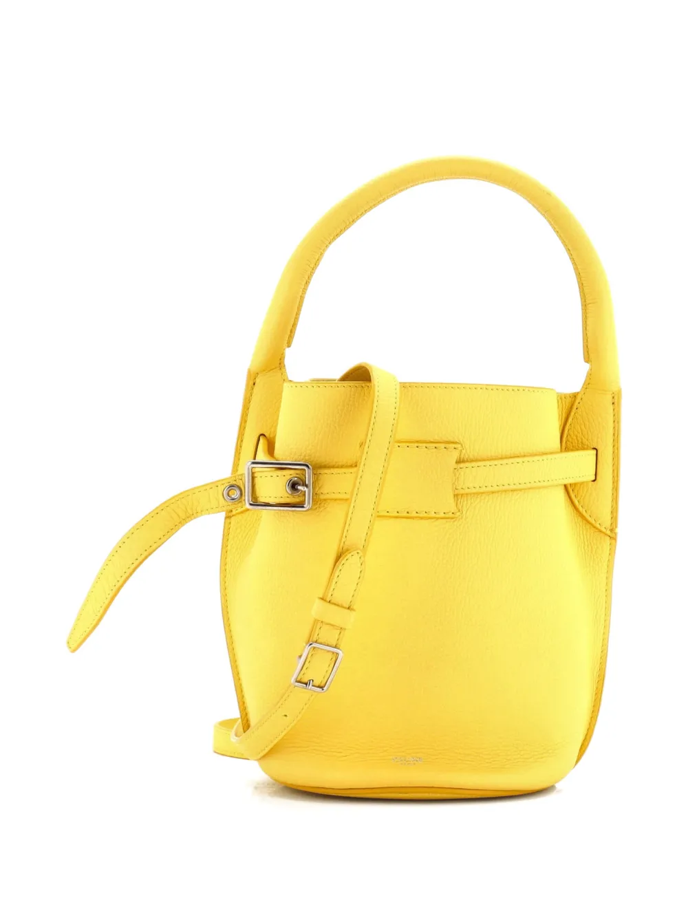 Celine Pre-Owned Big Bag Leather Nano bucket bag - Giallo