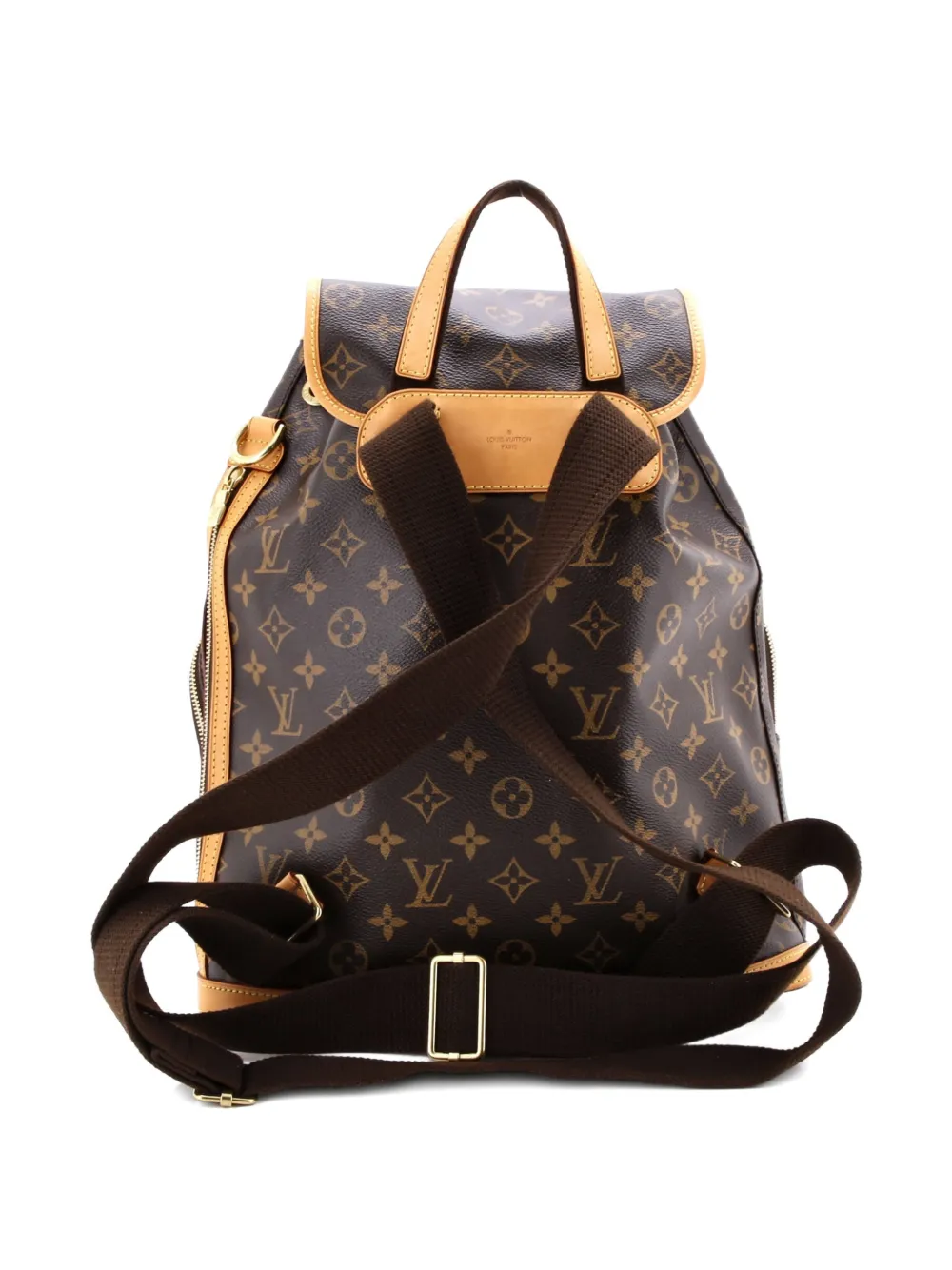 Pre-owned Louis Vuitton Bosphore Monogram Canvas Backpack In Brown