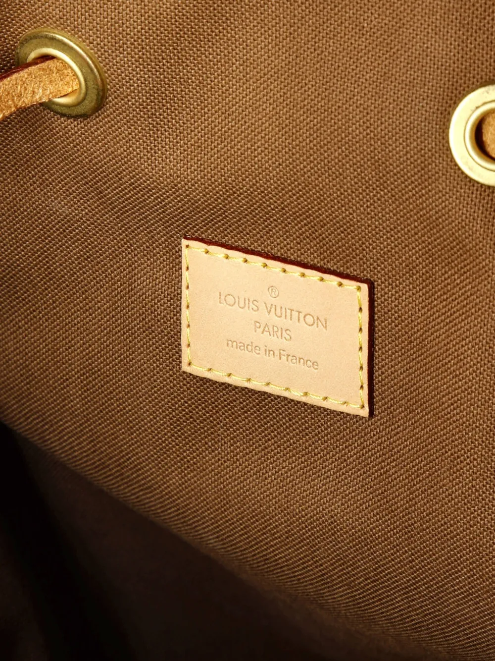 Pre-owned Louis Vuitton Bosphore Monogram Canvas Backpack In Brown