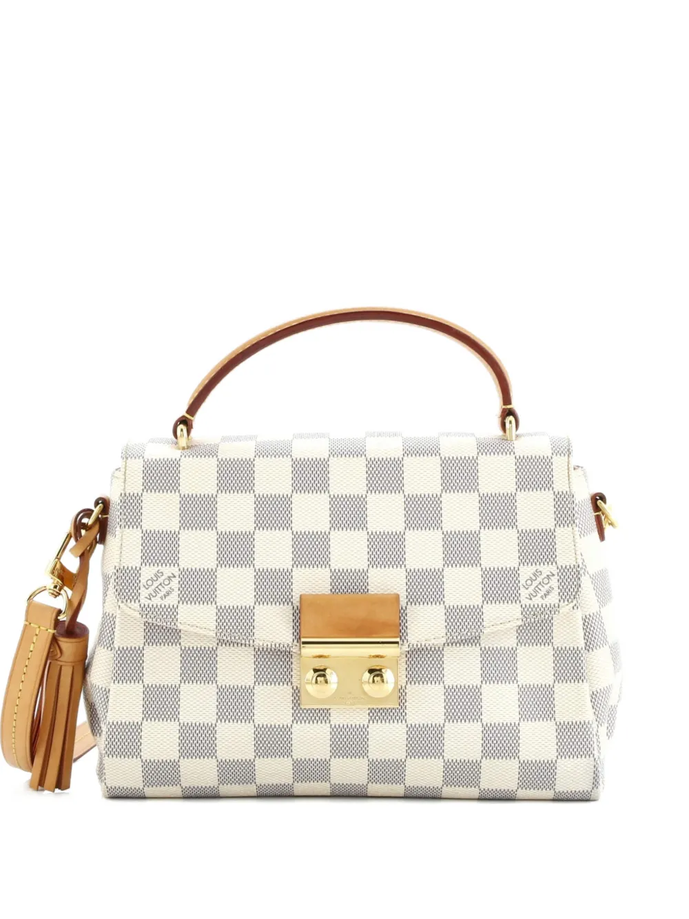 Louis Vuitton Pre-Owned Croisette Handbag Damier crossbody bag - White