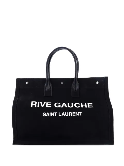Saint Laurent Pre-Owned Rive Gauche Shopper Camo Canvas Large tote bag
