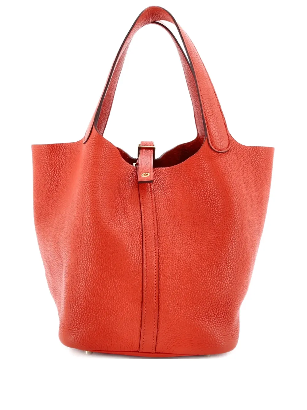 Hermès Pre-Owned Picotin Lock Bag Clemence MM bucket bag | Orange | Image 1