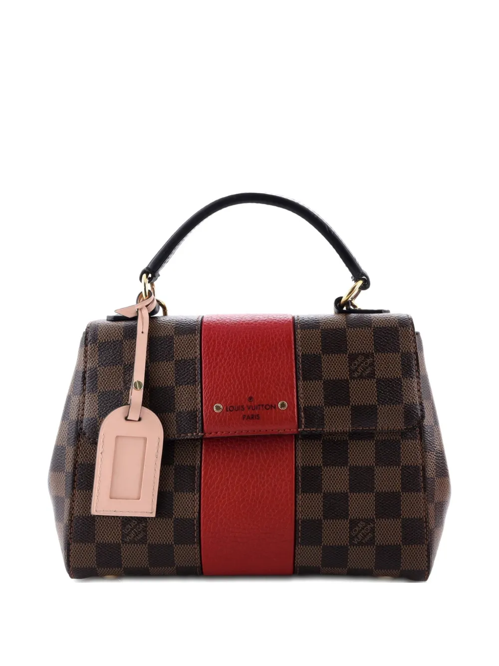 Louis Vuitton Pre-Owned Bond Street Handbag Damier with Leather BB satchel - Marrone