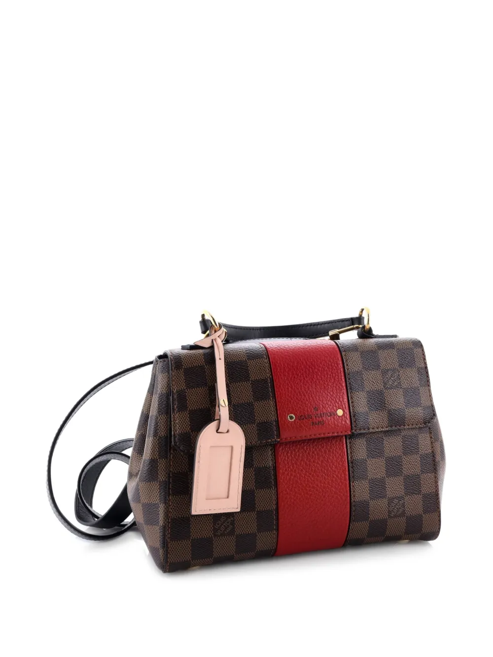 Bond Street Handbag Damier With Leather Bb Satchel