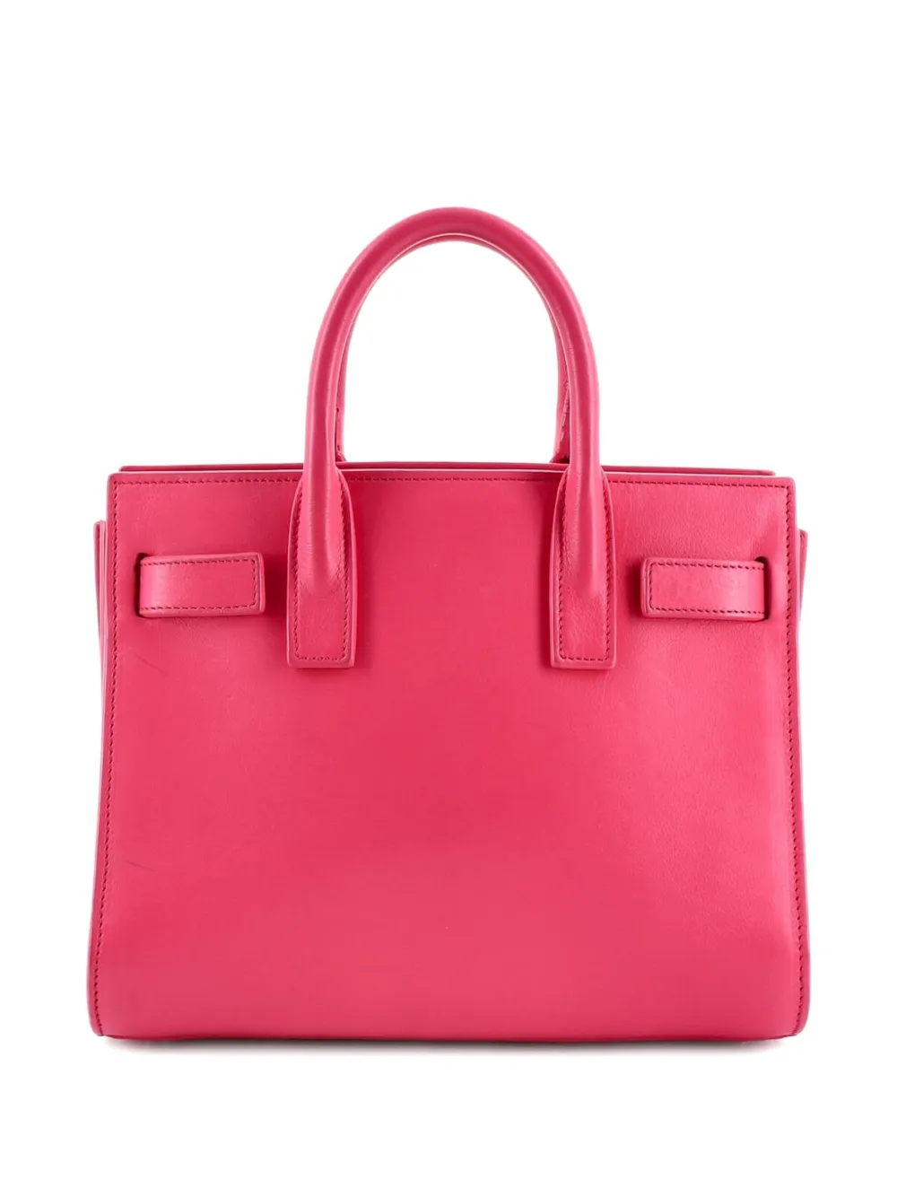Pre-owned Saint Laurent Sac De Jour Bag Leather Nano Tote Bag In Pink