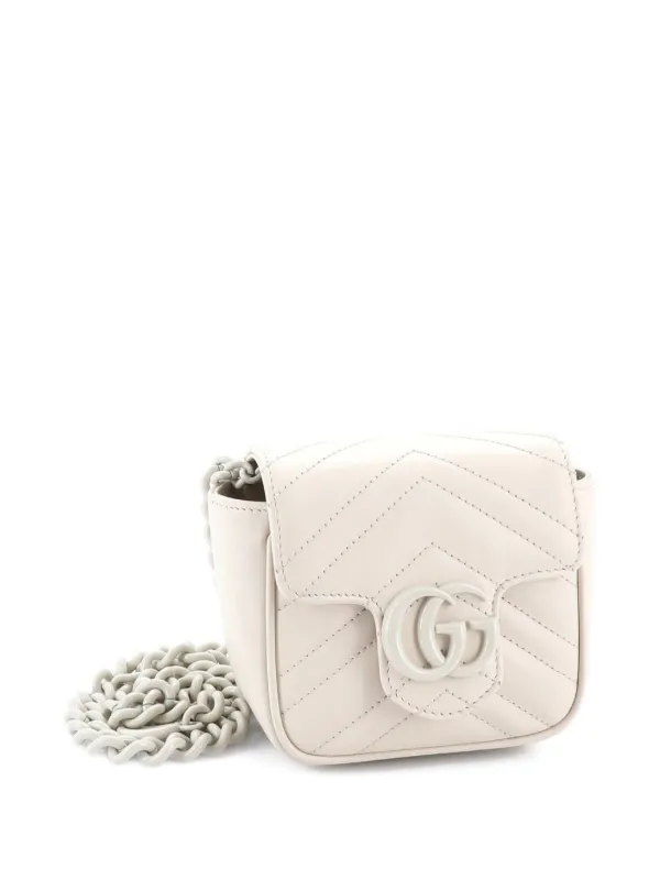Gucci Pre-Owned GGマーモント フラップ マテラッセ ベルトバッグ ミニ 