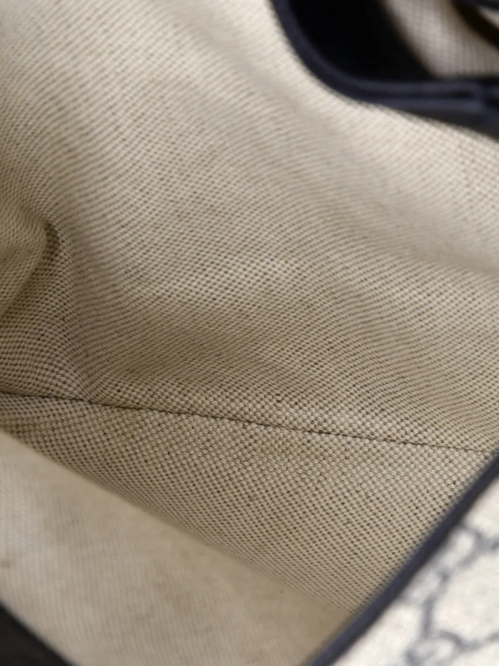 Pre-owned Gucci Blondie Nm Top Handle Bag Gg Coated Canvas Medium Satchel In Blue